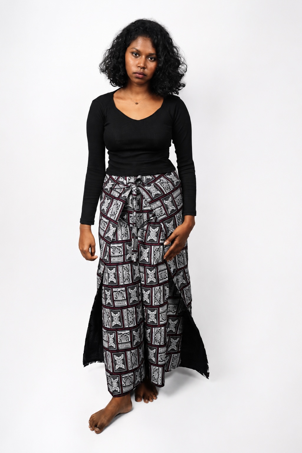 Women wrap on skirt